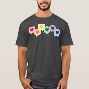 Lgbtq Monat Liebe Preise für Herzblasen T-Shirt