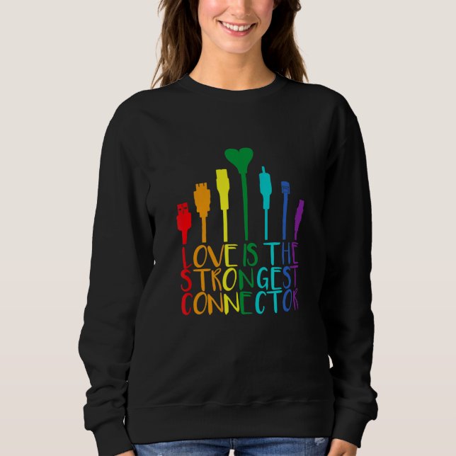 LGBTQ Monatskabelanschluss 1 Sweatshirt (Vorderseite)