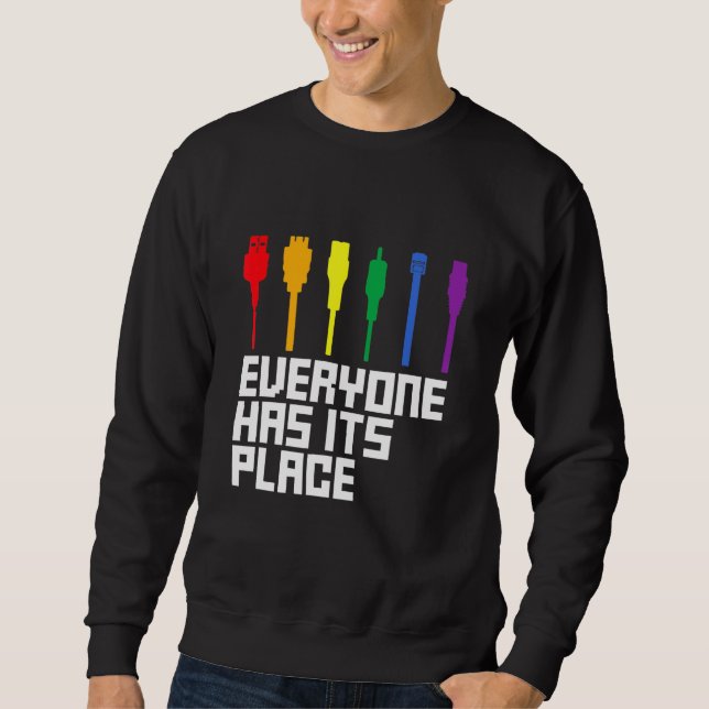 LGBTQ Monatskabelanschluss Sweatshirt (Vorderseite)
