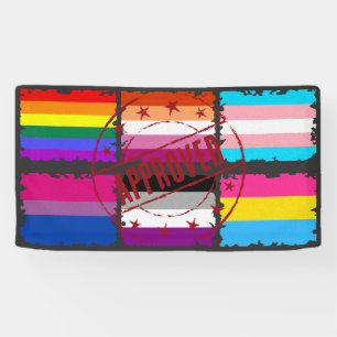 LGBTQ Monatsmarken Banner
