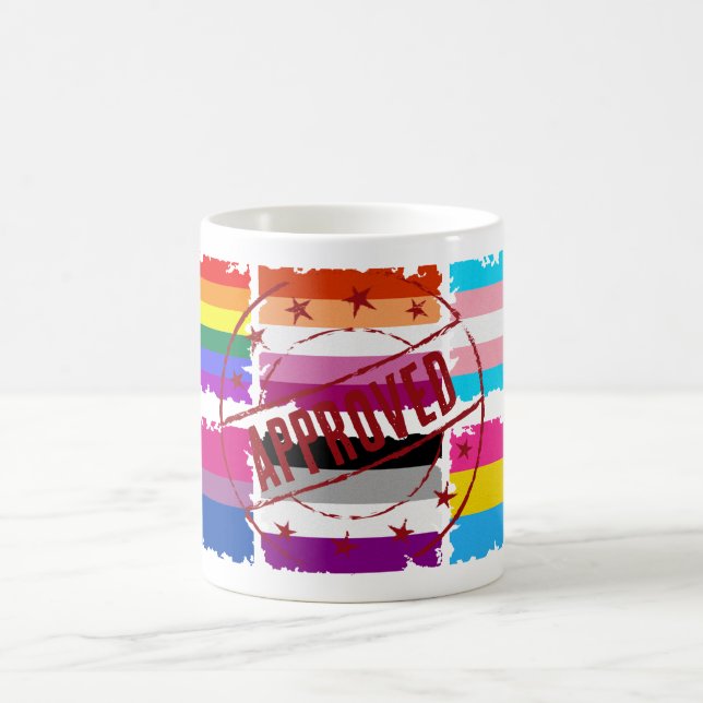 LGBTQ Monatsmarken Kaffeetasse (Mittel)