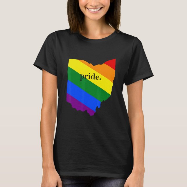 LGBTQ+ Ohio Pride T-Shirt (Vorderseite)