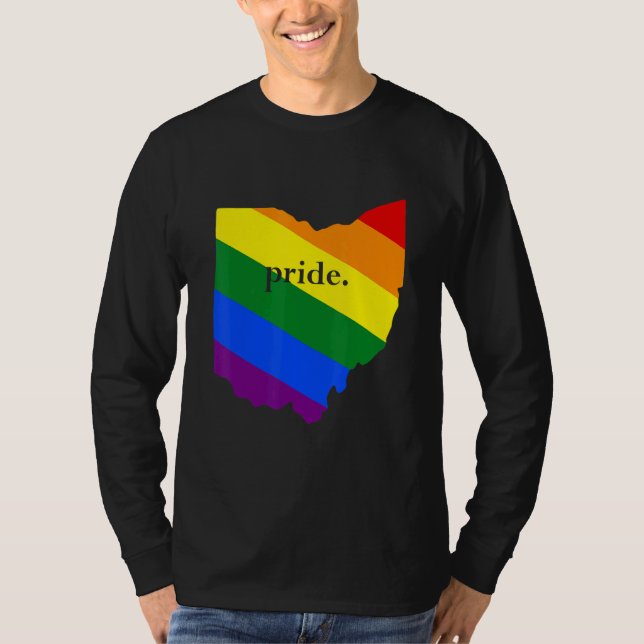 LGBTQ+ Ohio Pride T-Shirt (Vorderseite)