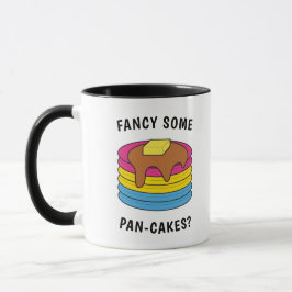 LGBTQ Pansexual Pride Extravagant einige Pan Cakes Tasse