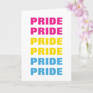 LGBTQ-Pansexual-Pride für benutzerdefinierbaren, w Karte