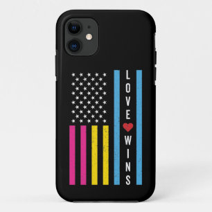 LGBTQ Pansexual Pride Liebe gewinnt amerikanische Case-Mate iPhone Hülle