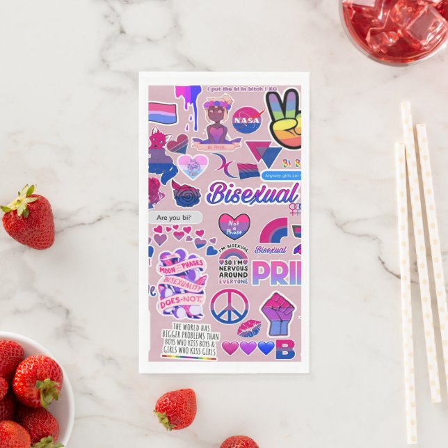LGBTQ-Papierserviette Serviette (Beispiel)
