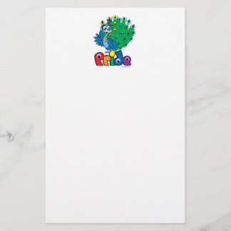 LGBTQ Pfau Briefpapier