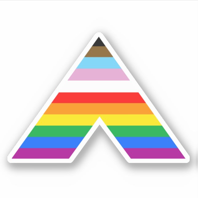 LGBTQ POC-Alligsymbol Aufkleber (Vorderseite)