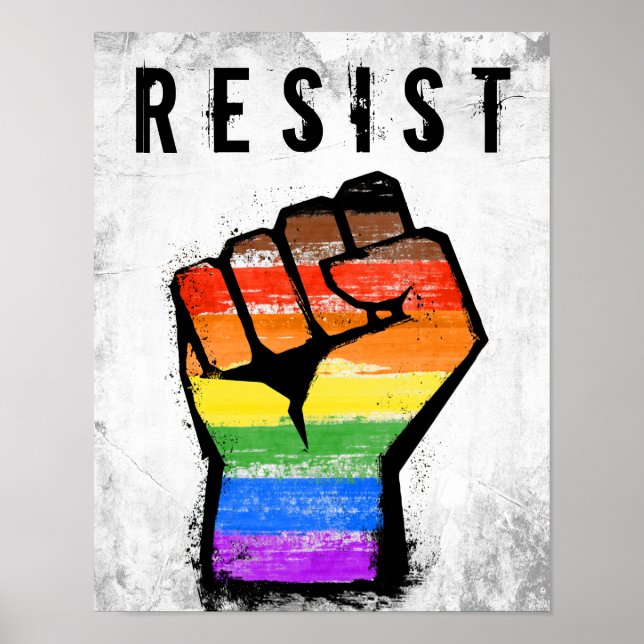 LGBTQ POC Philly Pride Faust Poster (Vorne)