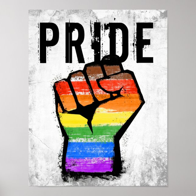 LGBTQ POC Philly Pride Faust Poster (Vorne)