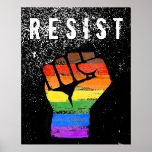 LGBTQ POC Philly Pride Fire Poster