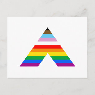 LGBTQ POC Verbündeten-Symbol Postkarte