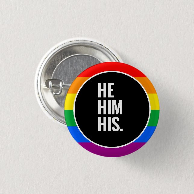 LGBTQ-Preis Button (Vorne & Hinten)
