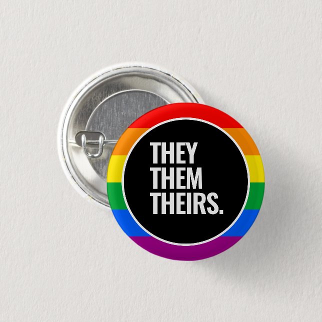 LGBTQ-Preis Button (Vorne & Hinten)