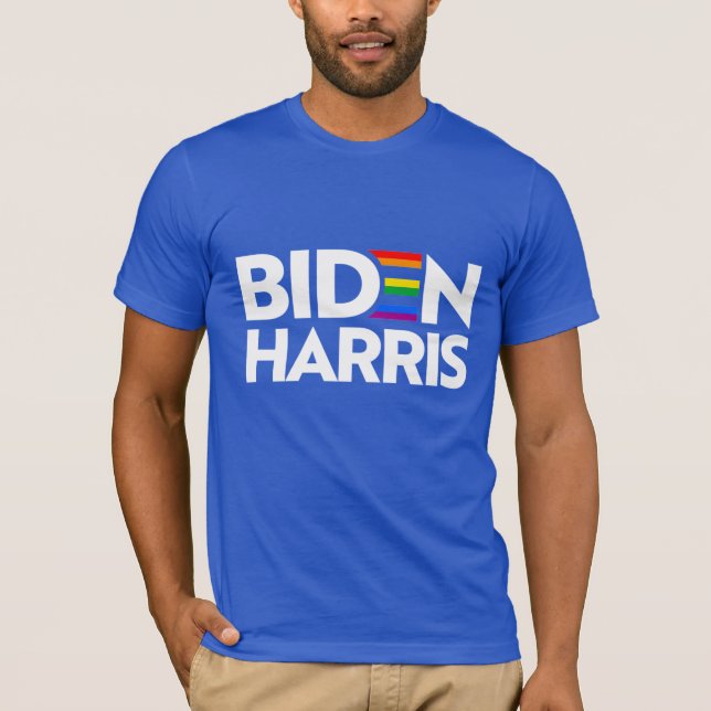 LGBTQ-Preis für Biden Harris T-Shirt (Vorderseite)