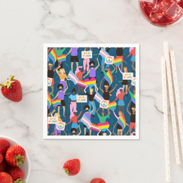 LGBTQ+-Preis Serviette (Beispiel)