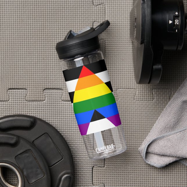 LGBTQ Pride Ally Trinkflasche (Fitnessstudio)
