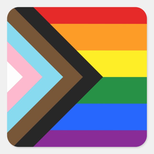 LGBTQ & Pride - Aufkleber für den Regenbogenfortsc (Vorderseite)