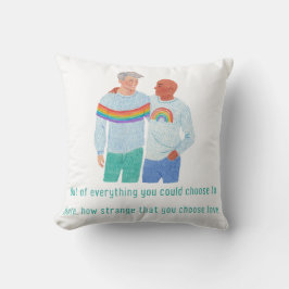 LGBTQ+ Pride-Kunst Kissen