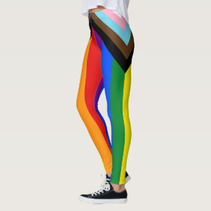 LGBTQ & Pride Leggings - Regenbogen-Fortschrittsfl