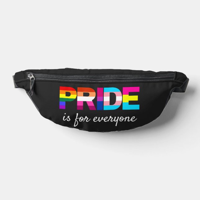LGBTQ Pride Rainbow Colors Typografy Bauchtasche (Ablage )