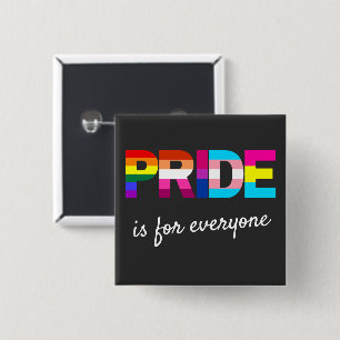 LGBTQ Pride Rainbow Colors Typografy Button