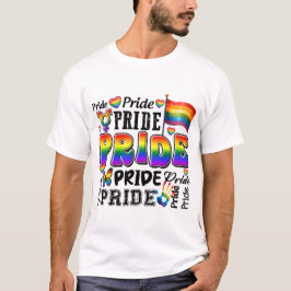 LGBTQ PRIDE RAINBOW LIEBE UND UNTERSTÜTZUNG T-Shirt