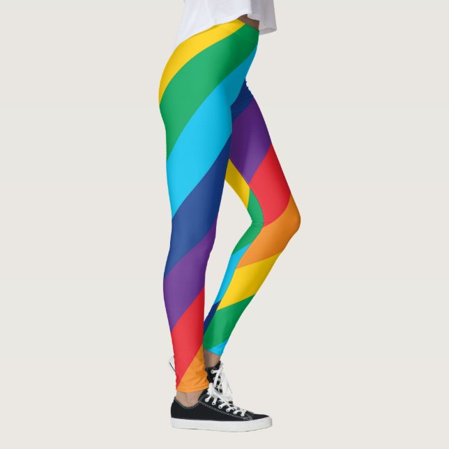 LGBTQ Pride Rainbow-Modell Leggings (Rechts)