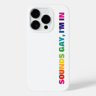 LGBTQ Pride Rainbow Sounds Gay Case-Mate iPhone 14 Pro Hülle