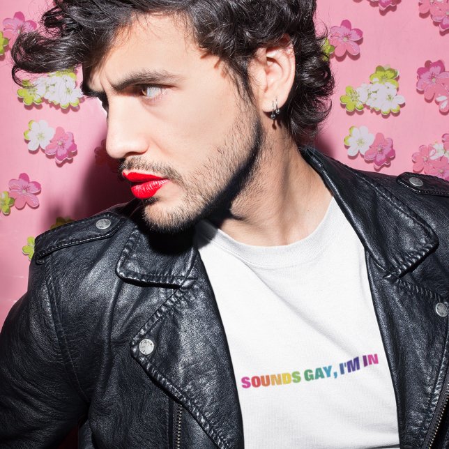 LGBTQ Pride Rainbow Sounds Gay I in T-Shirt (Von Creator hochgeladen)