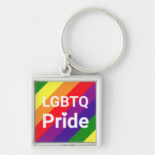 LGBTQ Pride Regenbogen 6 Streifen Schlüsselanhänger