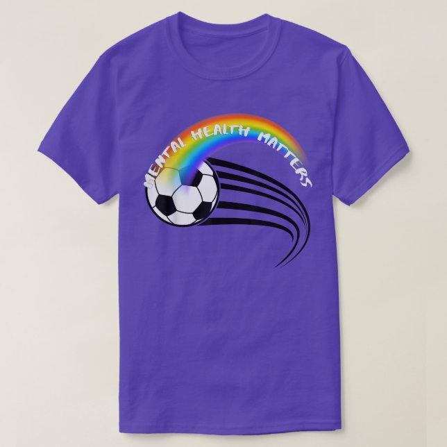 Lgbtq Pride Soccer Mental Health3047 1381 T-Shirt (Design vorne)