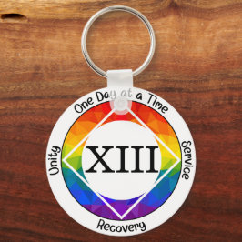 LGBTQ++ Prix Personalisierter Meilenstein-Geschenk Schlüsselanhänger