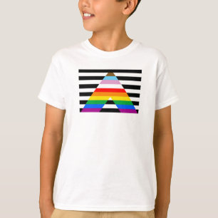 LGBTQ Progress Ally Stolzflagge T-Shirt