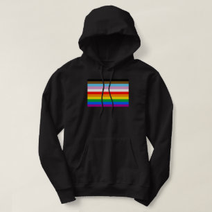 LGBTQ+ Progress-Flag- Streifen Hoodie