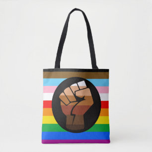 LGBTQ+ Progress POC Stolzflagge