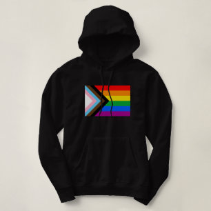LGBTQ+ Progress Pride-Flagge Hoodie