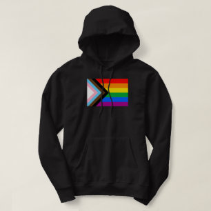 LGBTQ+ Progress Pride-Flagge Hoodie