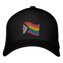 LGBTQ+ Progress Prilag Flag bestickt Baseball Ca Bestickte Baseballkappe