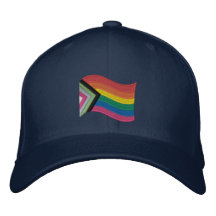 LGBTQ+ Progress Prilag Flag bestickt Baseball Ca