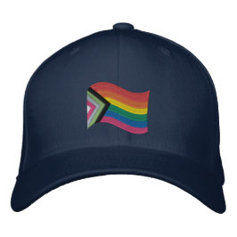 LGBTQ+ Progress Prilag Flag bestickt Baseball Ca Bestickte Baseballkappe