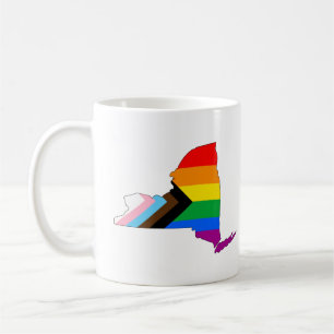 LGBTQ-Progress-Prix des New Yorker Staatsstolzes Kaffeetasse