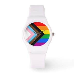 LGBTQ+ Progress Stolz Armbanduhr