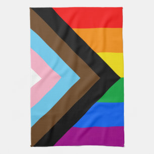LGBTQ+ Progress Stolz Geschirrtuch