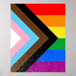 LGBTQ+ Progress Stolz Poster