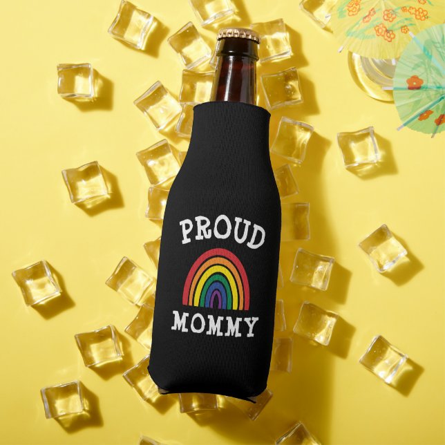 LGBTQ Proud Mommy Gay Pride Rainbow Mother Day Flaschenkühler (In Situ Sommer)