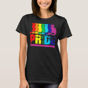Lgbtq Purride Ally Gay Pride Regenbogenflagge Katz T-Shirt