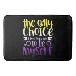 LGBTQ Queer Nonbinary Androgyon Non Binary Badematte