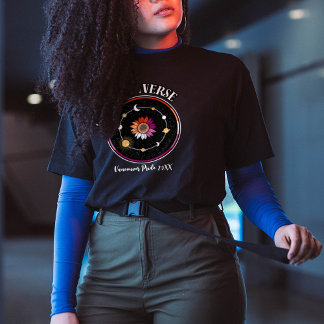 LGBTQ Quees Universum, Lesbische Flagge Sonnenblum T-Shirt